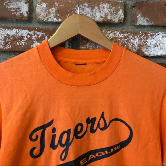 SOLD Vintage 1990s Tigers Minor League Baseball Patch Single Stitch T-shirt - Picture 3 of 11